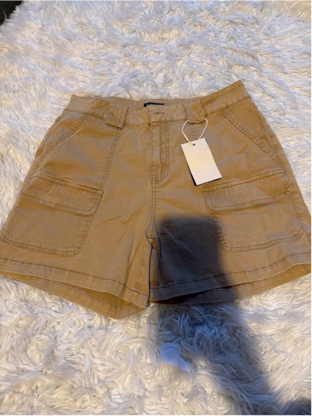 Flamingals high-waisted utility shorts L